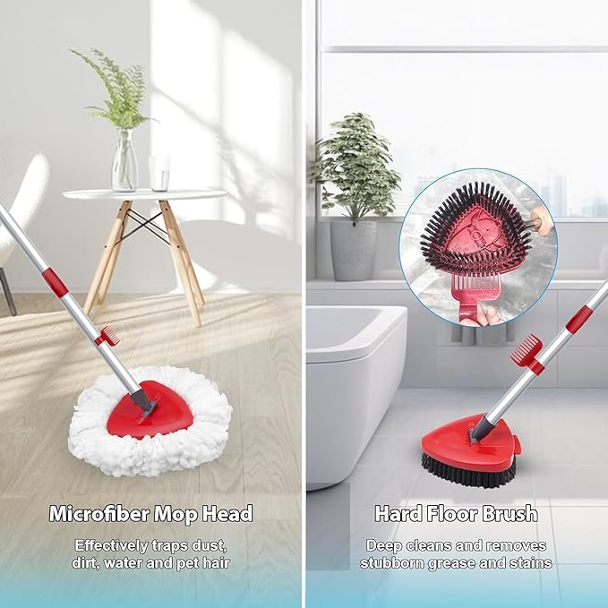 Spin Mop Head and Brush Replacement Compatible - Image 6