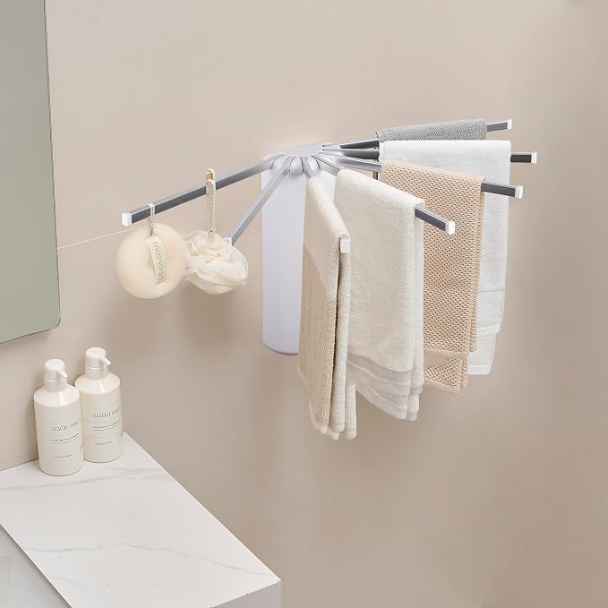 Wall Mounted Clothes Drying Rack Tripod, Foldable Drying Rack, Wall Mounted - Image 6