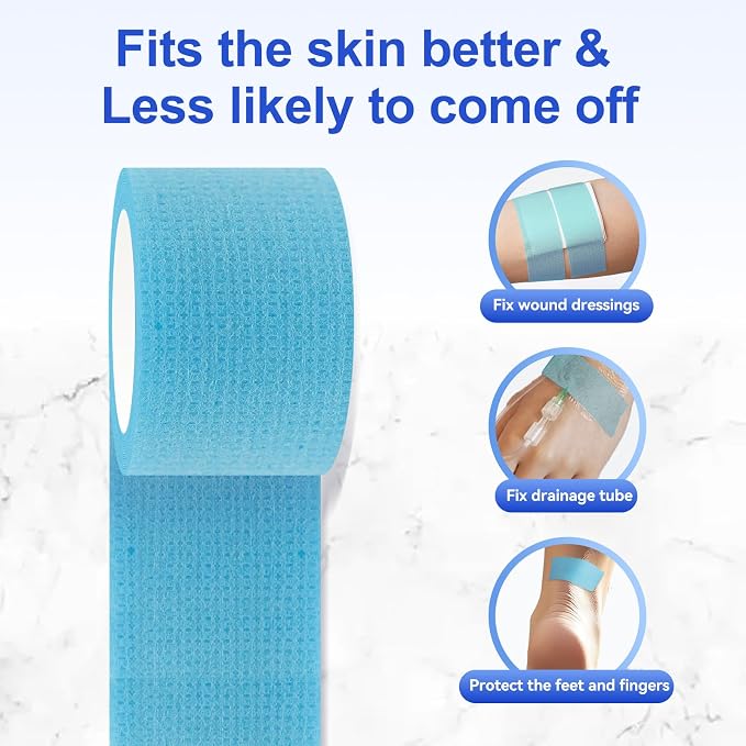 6 Rolls Silicone Medical Tape for Wound Care - Image 3