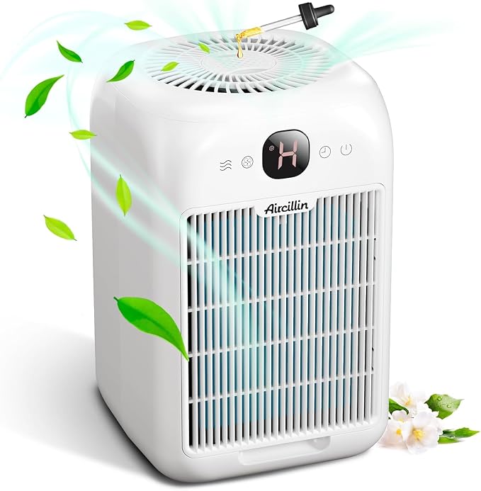 Air Purifiers for Home Bedroom Up to 908 Sq Ft, Air Purifiers by Aircillin