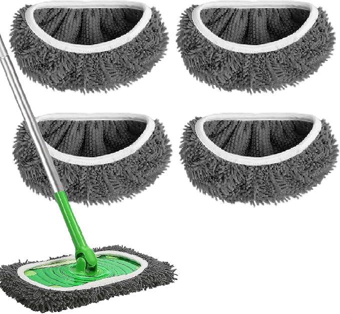 Reusable Microfiber Mop Pads for Swiffer Sweeper by Cleanwithoutthehassle