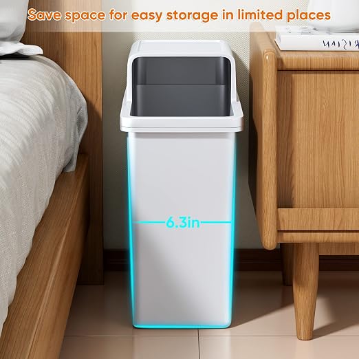 JOYBOS Bathroom Trash Can, Small Dogproof Garbage Can - Image 3