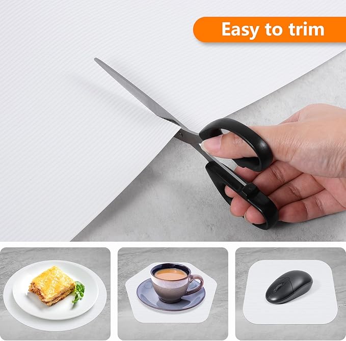 Shelf Liners for Kitchen Cabinets Drawer Liner Non Adhesive Cupboard Mat EVA - Image 4