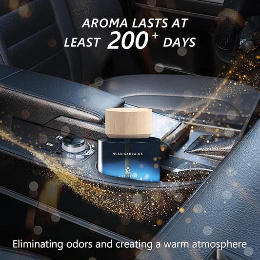 Car Air Freshener for Men & Women – Long-Lasting Woody Citrus Essential Oil - Image 2