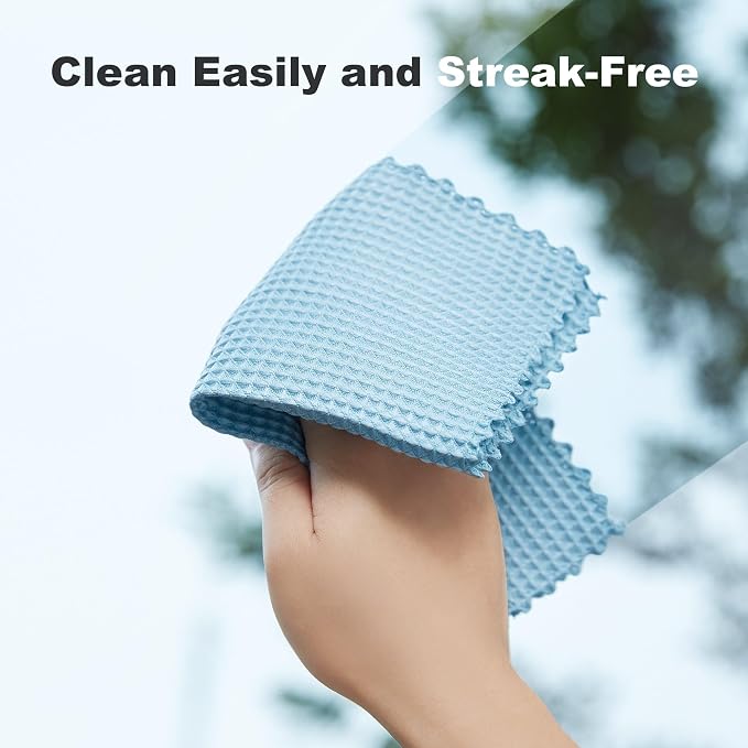 JOYMOOP Microfiber Cleaning Cloth, Reusable Absorbent Microfiber Cleaning Cloths - Image 4
