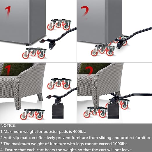 Furniture-Dolly-Furniture-Movers-with-5-Wheels, Furniture Sliders Large Size - Image 5