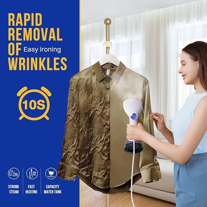 Steamer for Clothes 1350W, Clothes Steamer for Home, Upgraded 400ML Large - Image 5