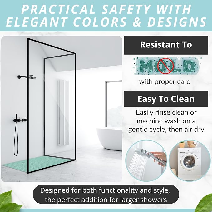 ENKOSI Extra Large Shower Mat Non Slip - Image 5