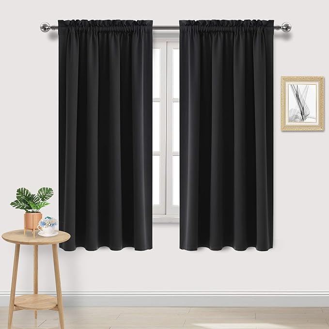 DWCN Blackout Curtains Room Darkening Thermal Insulated Bedroom Curtains Window by DWCN
