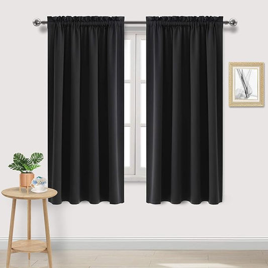 DWCN Blackout Curtains Room Darkening Thermal Insulated Bedroom Curtains Window by DWCN