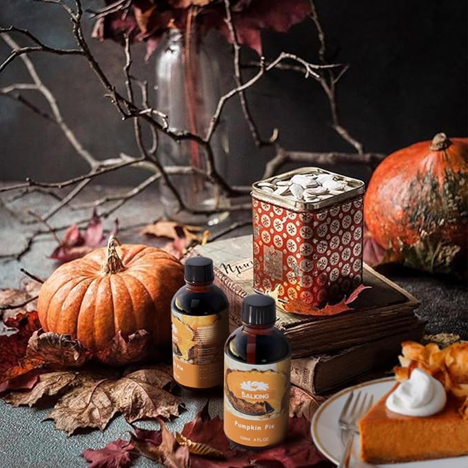SALKING Pumpkin Pie Fragrance Oil, 120ml Premium Essential Oils - Image 6