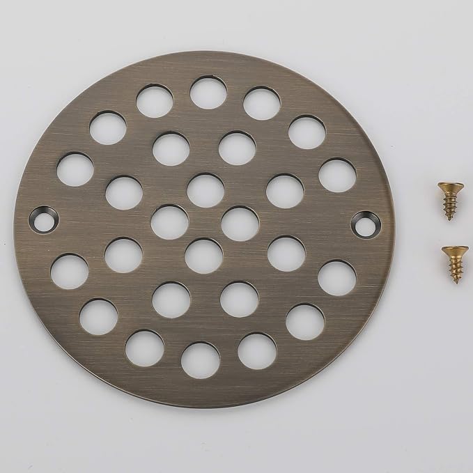 4-Inch Screw-in Shower Strainer Drain Cover Replacement Floor Strainer - Image 6