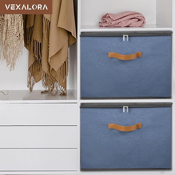 Shoe Organizer for Closet, 2 Pack Shoe Storage Bins - Image 2