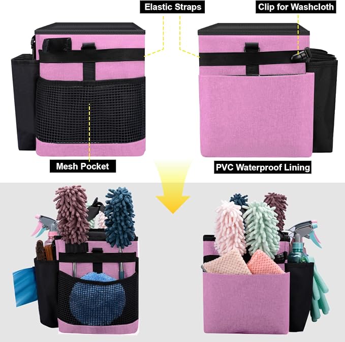 Wearable Large Cleaning Caddy Bag