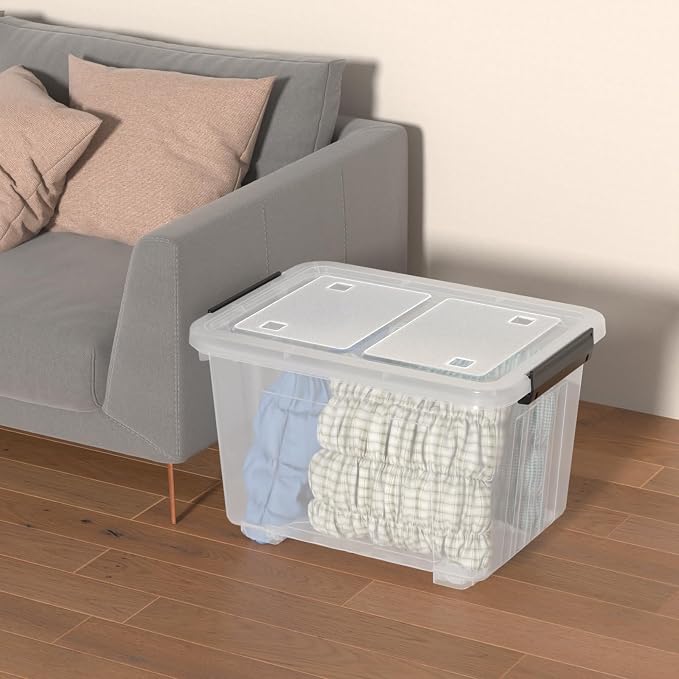 50 Quart Large Plastic Latching Box - Image 7