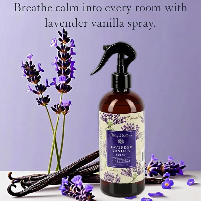 Abbey & Sullivan Odor Eliminating and Refreshing Linen and Room Spray, Lavender - Image 2