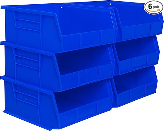 Akro-Mils 30235 AkroBins Plastic Storage Bins, Space-Saving Stackable Bins by Akro-Mils