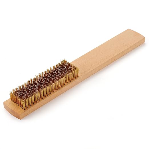 MAXMAN Brass Brush, Soft Brass Bristles Wire Brush by MAXMAN