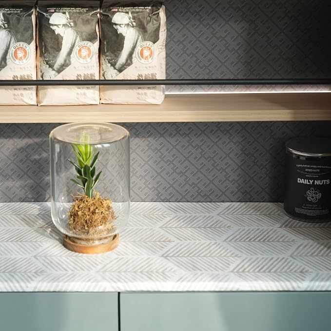 Shelf Liners for Kitchen Cabinets, 16IN x 20FT Non Adhesive and Strong Non-Slip - Image 9