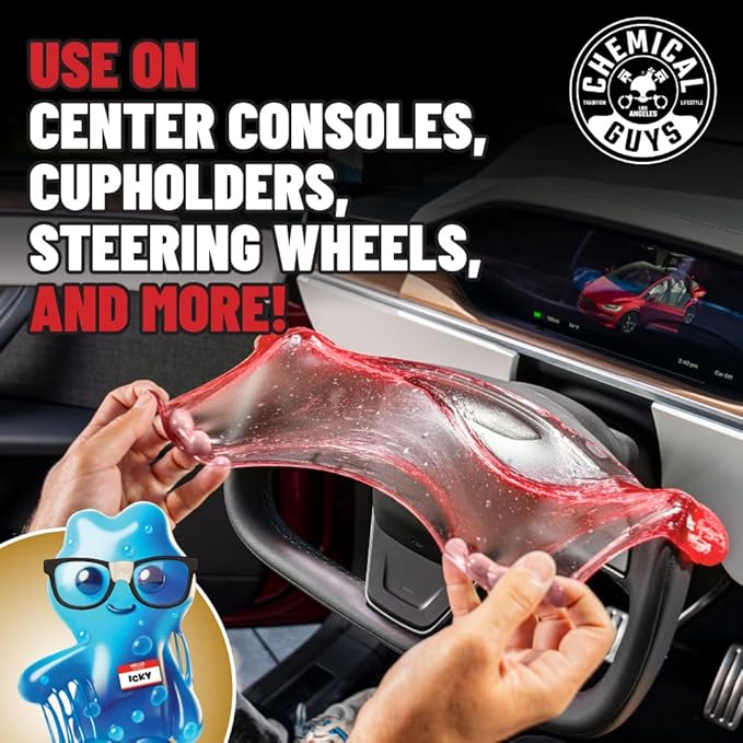 Chemical Guys Sticky Icky Car Cleaning Gel, Automotive Dust Car Crevice Cleaner - Image 3