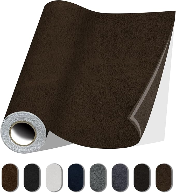 Fabric Repair Patches, 17X79 Inch Self-Adhesive Suede Patches Tape Durable by Lifeshoon