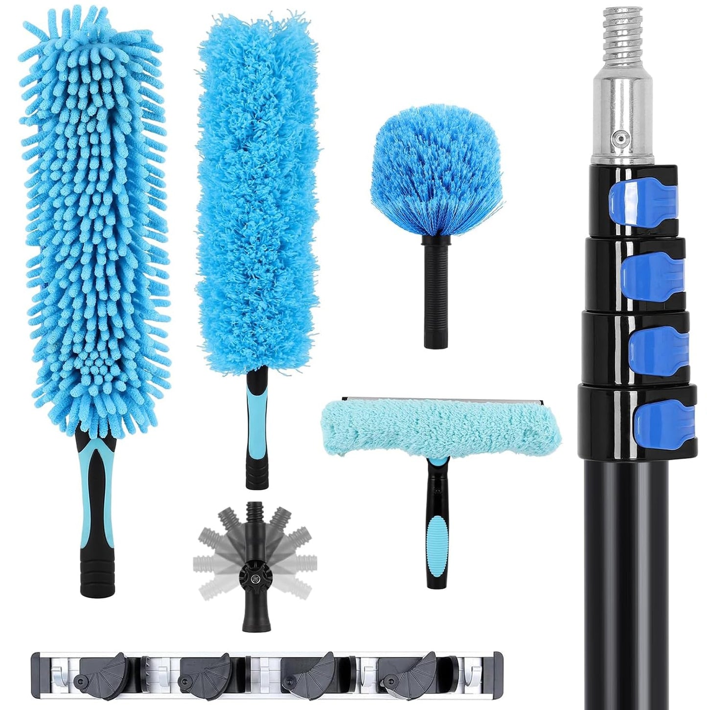 25ft High Reach Duster Kits, Heavy Duty High Reach Duster Kit for Cleaning