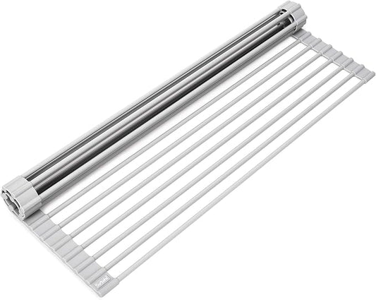 Surpahs Over Sink Foldable Multipurpose Roll-Up Dish Drying Rack, Silicone by Surpahs
