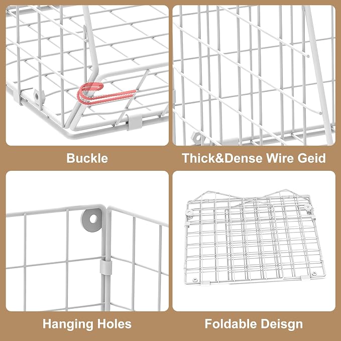 3 Tier Extra Large Closet Hanging Shelves - Image 9