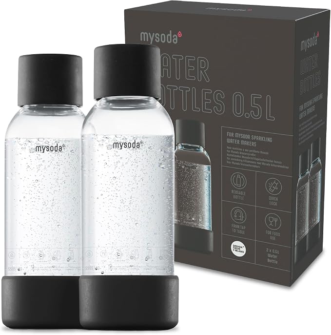 Mysoda Carbonating Bottles 2Pck 0.5L by Mysoda