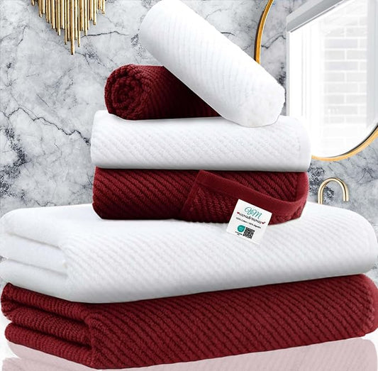 VOOVA & MOVAS Towels Bathroom Set by VOOVAMOVAS