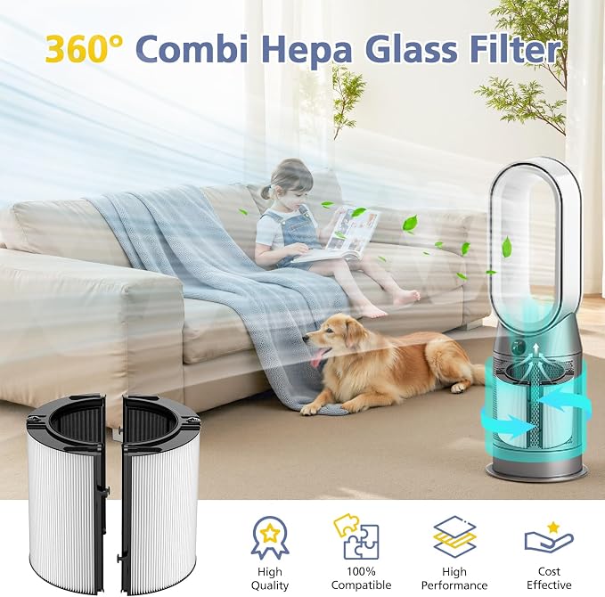 360° Combi Glass H13 Hepa + Activated Carbon Filter Compatible - Image 7