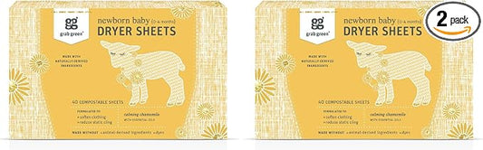 Newborn Baby Dryer Sheets by GrabGreen