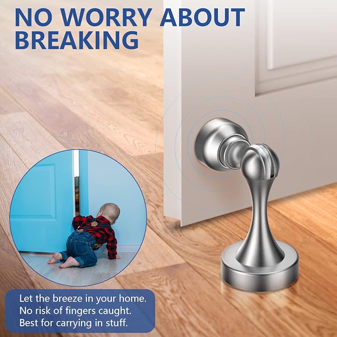 Magnetic Door Stop Stainless Steel，Door Stopper, Heavy Duty - Image 3