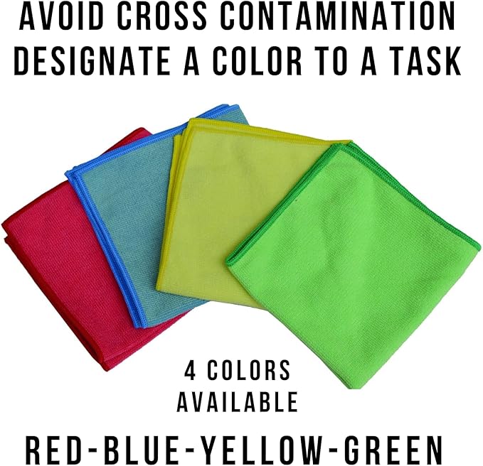 TASKI Diversey D7524116 MyMicro Commercial Microfiber Cleaning Cloth, Reusable - Image 5