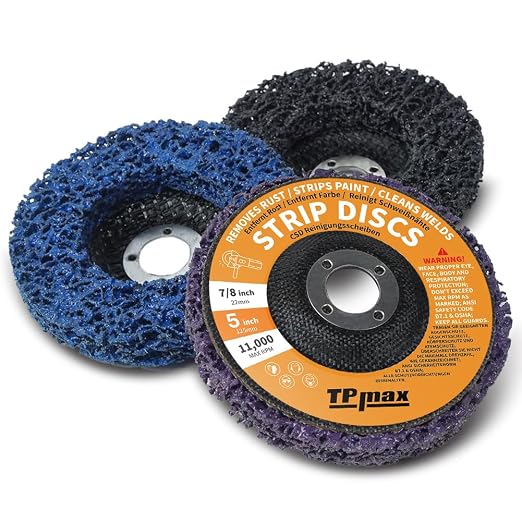 5" x7/8" Stripping Discs Rust Remover Wheel Remove Paint and Oxidation Poly by TPmax