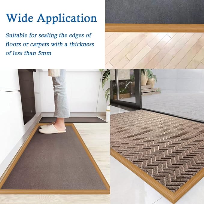 Floor Transition Strip Self Adhesive Carpet & Flooring Transitions Edging Trim - Image 7