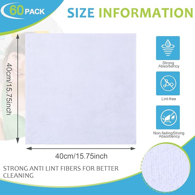 Nuenen Microfiber Cleaning Cloths - Image 4