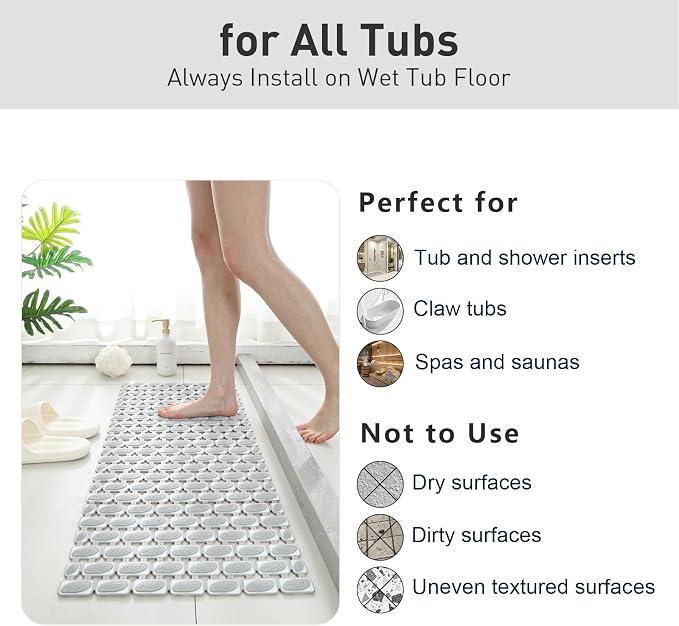 Shower Mat Non Slip Bathtub Mat - Image 8