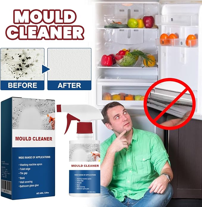 Mould Cleaner Spray Powerful Foam Cleaning Spray | Multi-Surface Fast-Acting - Image 8