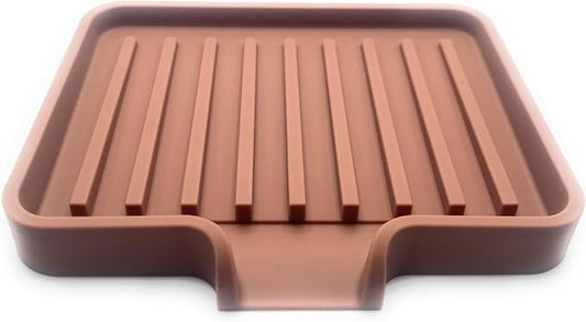 Happitasa Silicone Soap Dish Tray and Sponge Holder by Happitasa