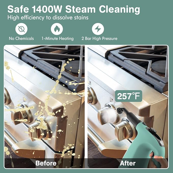 COSTWAY Handheld MultiPurpose Steam Cleaner - Image 3
