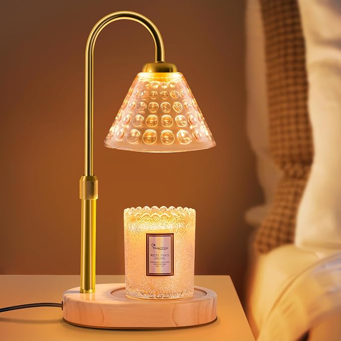 Candle Warmer Lamp with Timer Dimmable, Birthday Gifts by EUAONYA