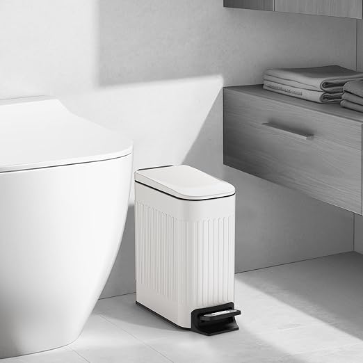 TIPGO Slim Bathroom Trash Can - Image 4
