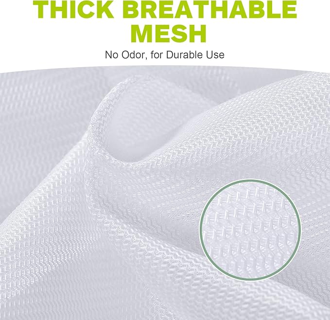 OTraki 2 Pack Mesh Laundry Bag, 20x24 Inch Heavy Duty Laundry Fine Mesh Bags - Image 3