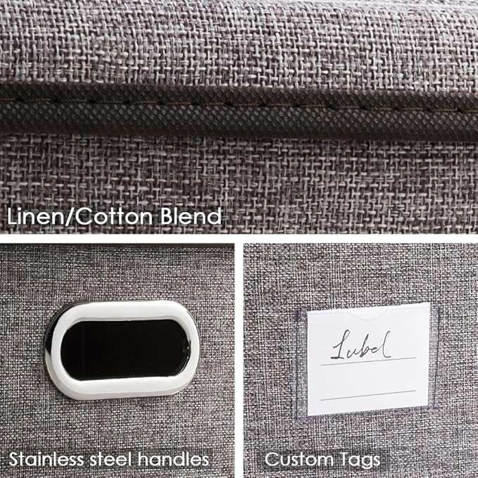 PRANDOM Large Collapsible Storage Bins - Image 5