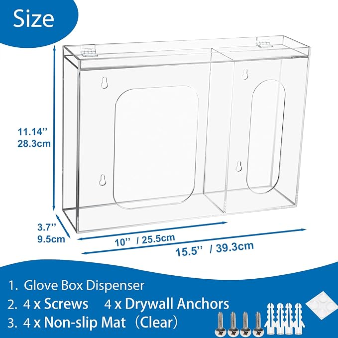 SEANADO Acrylic Disposable Glove Holder - Image 4