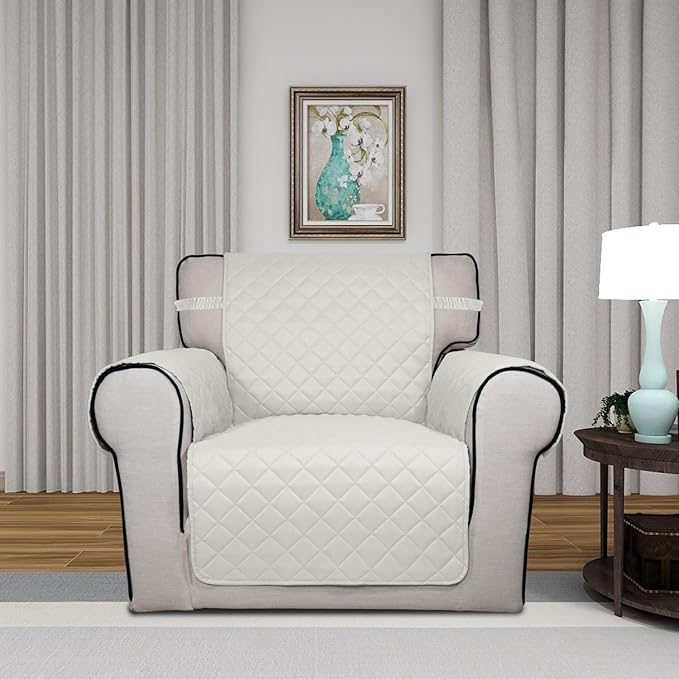 PureFit Reversible Quilted Sofa Cover, Water Resistant Slipcover Furniture - Image 2