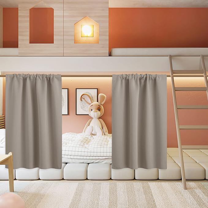 RYB HOME Small Curtains for Door Windows by RYBHOME