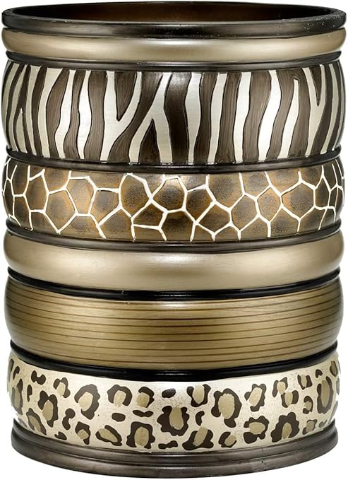 Decorative Trash Can for Bathroom, Office & Bedroom by ZahariHome