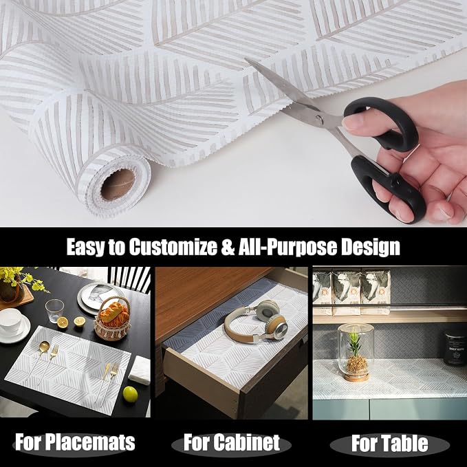 Shelf Liners for Kitchen Cabinets, Non-Adhesive and Strong Non-Slip Waterproof - Image 6